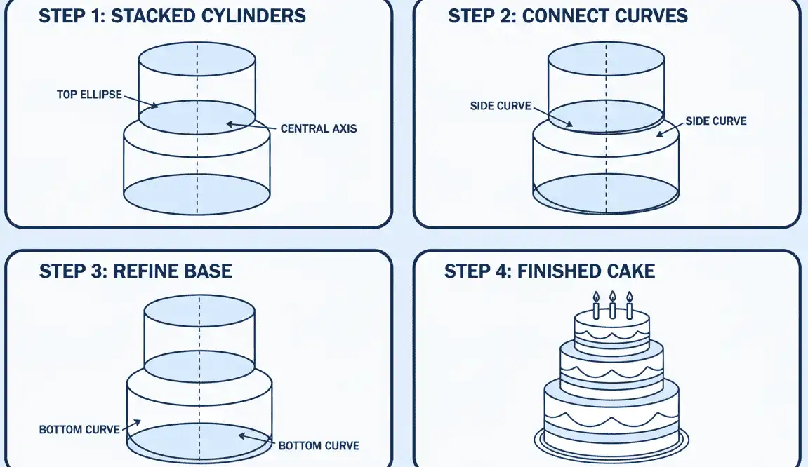 infographic-showing-cake-cylinder-perspective-and-alignment