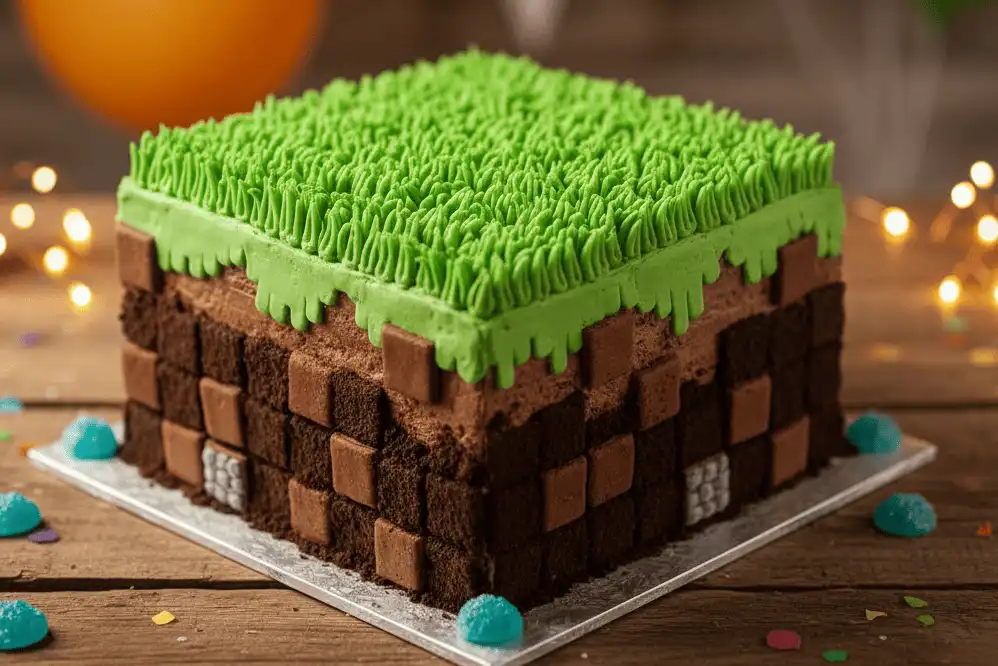 minecraft-grass-block-birthday-cake