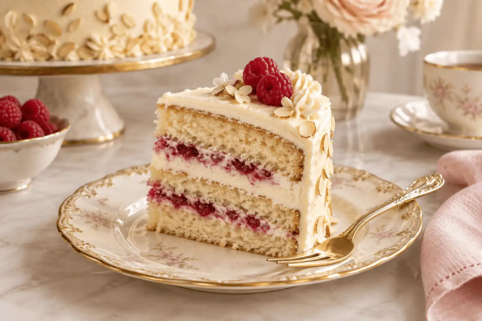 vanilla-almond-cake-slice